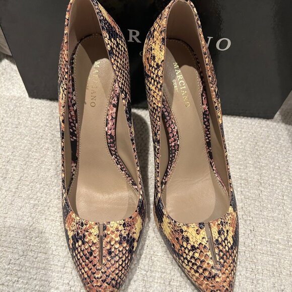 Marciano by Guess Genuine Snake Leather Pumps – Size 7(EU 37) - Picture 4 of 10